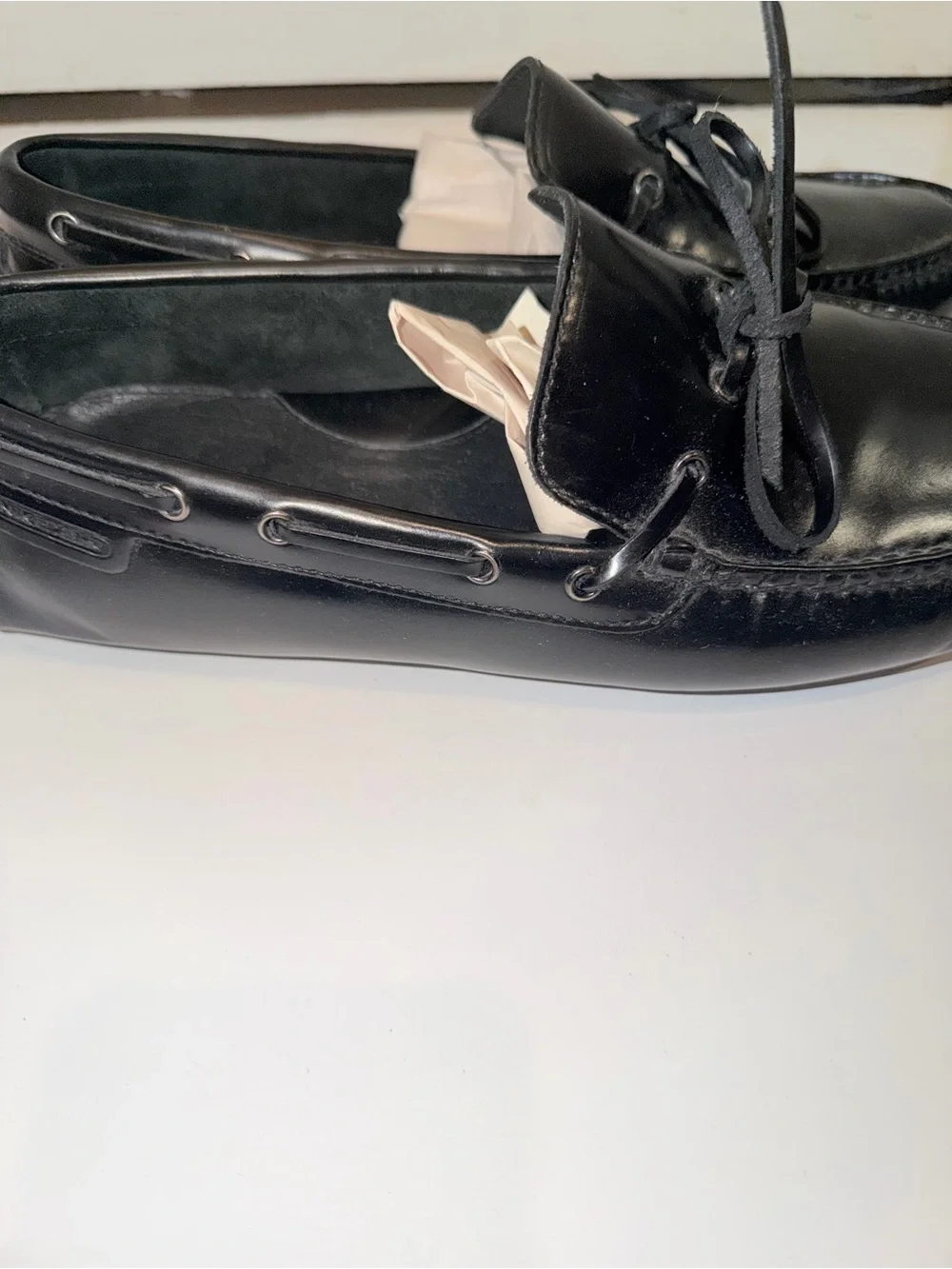 Cole Haan Black Leather Men’s Driving Loafers, Sz 9 M